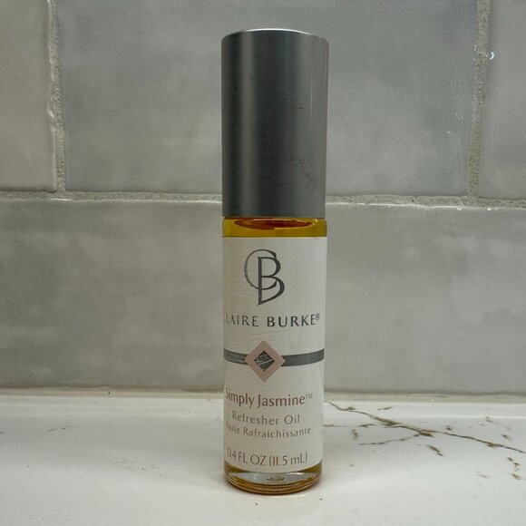 NEW CLAIRE BURKE SIMPLY JASMINE REFRESHER OIL for SIMMERING POT - POTPOURRI .4oz - Picture 1 of 1